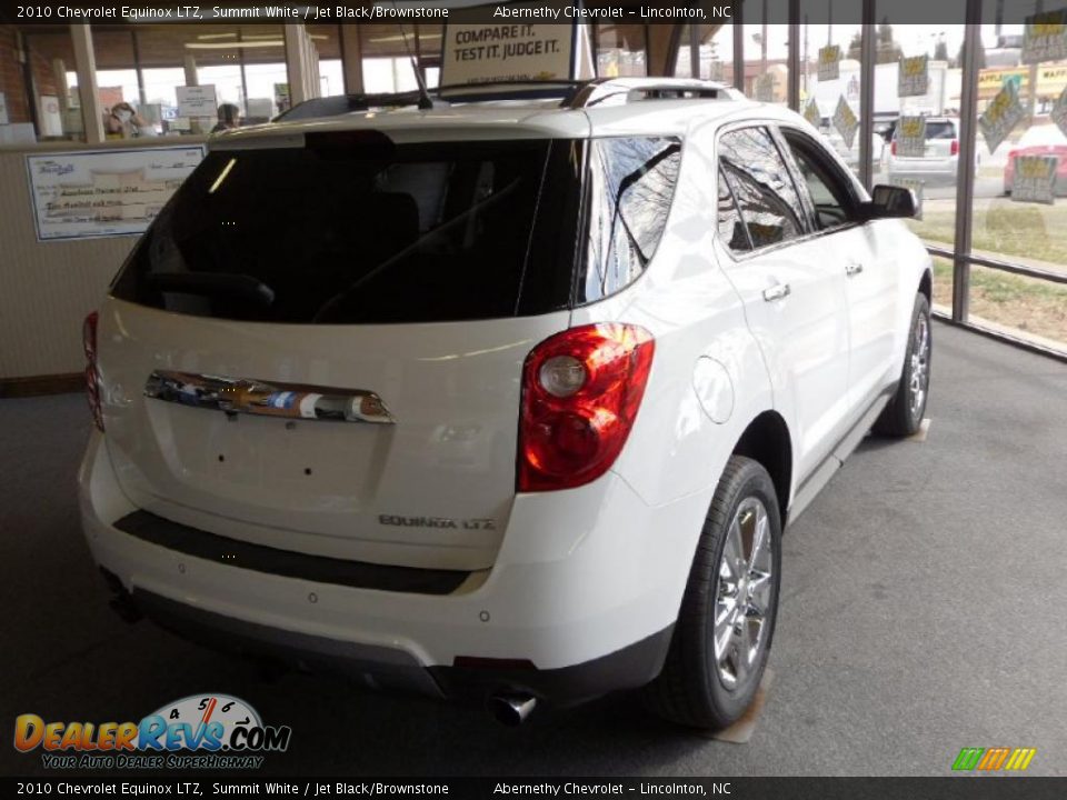 2010 Chevrolet Equinox LTZ Summit White / Jet Black/Brownstone Photo #4