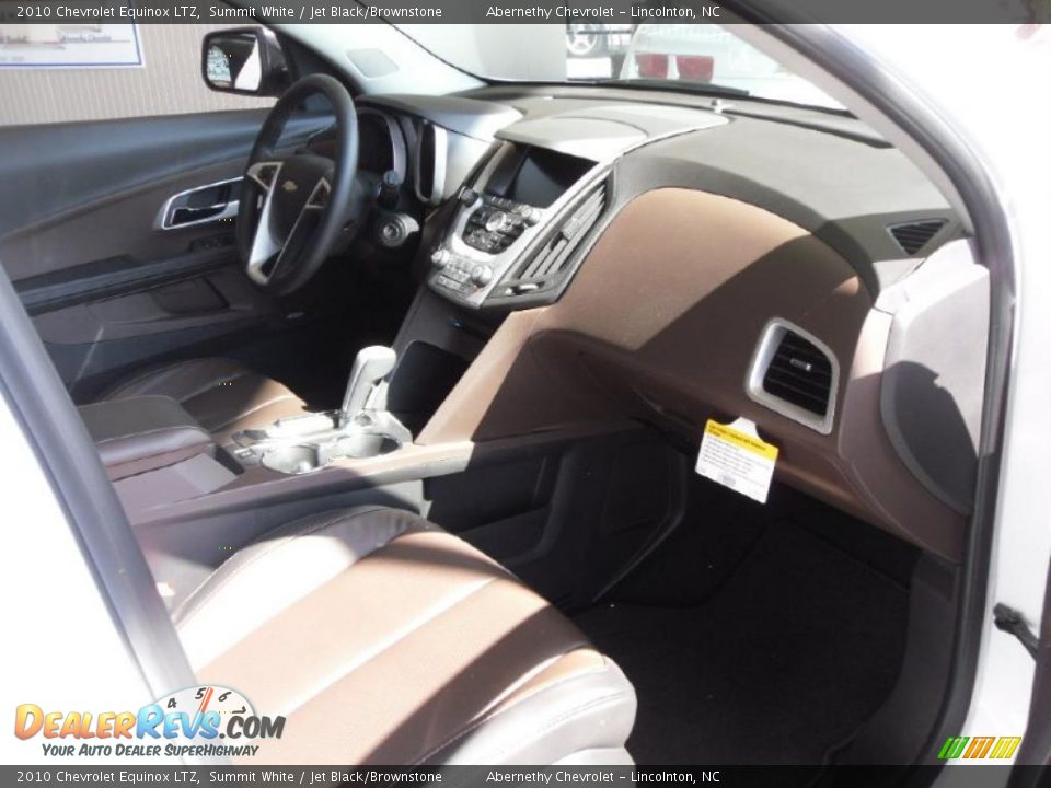 2010 Chevrolet Equinox LTZ Summit White / Jet Black/Brownstone Photo #9