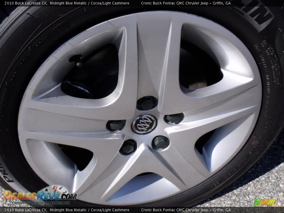 2010 Buick LaCrosse CX Midnight Blue Metallic / Cocoa/Light Cashmere Photo #9