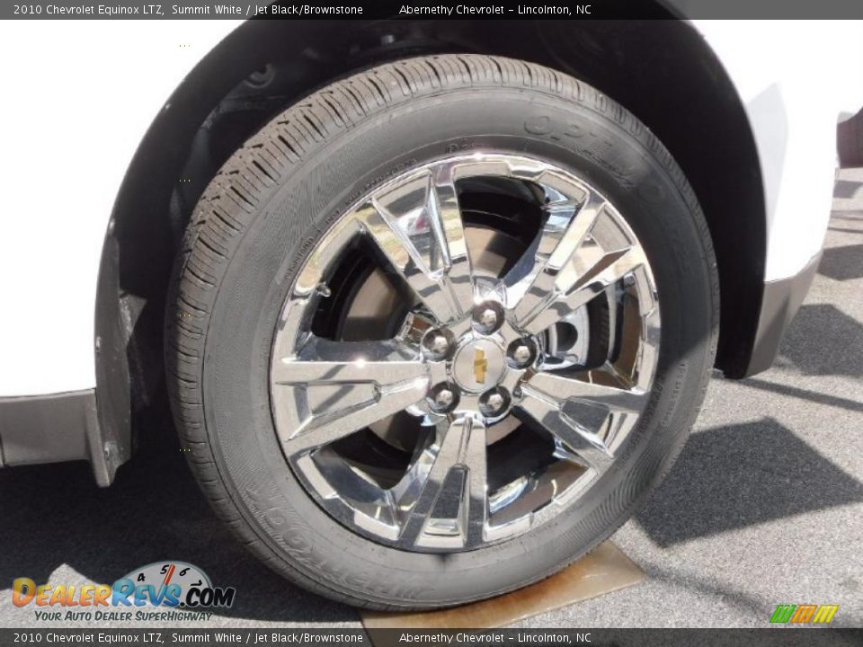 2010 Chevrolet Equinox LTZ Summit White / Jet Black/Brownstone Photo #11