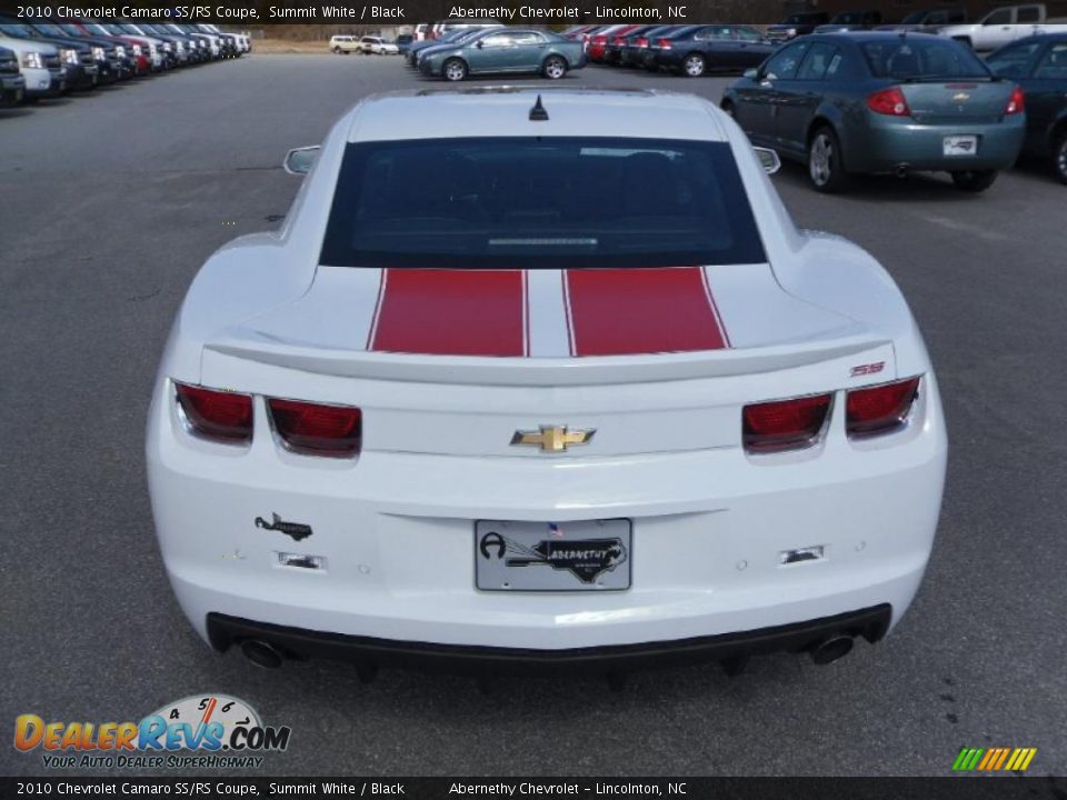 2010 Chevrolet Camaro SS/RS Coupe Summit White / Black Photo #3