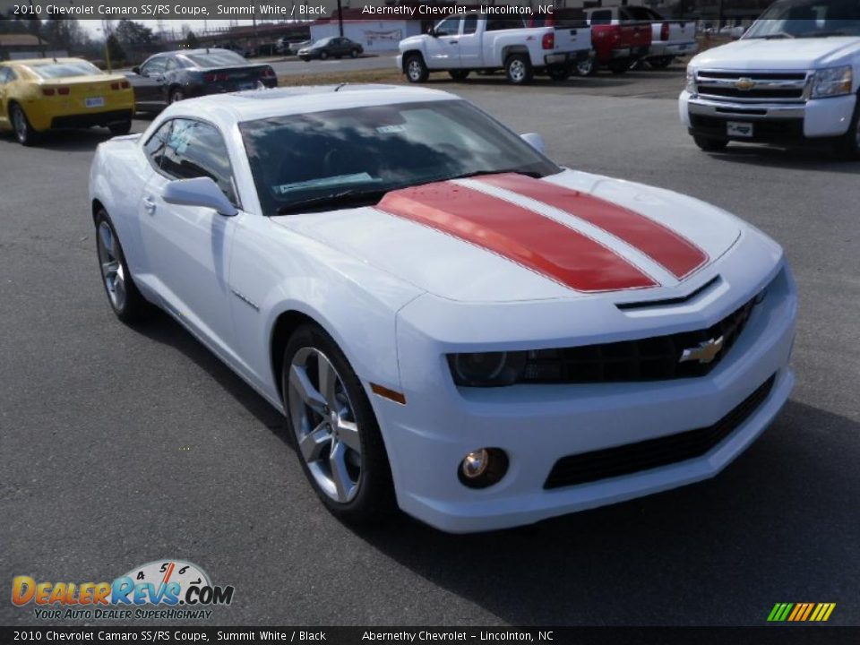 2010 Chevrolet Camaro SS/RS Coupe Summit White / Black Photo #5