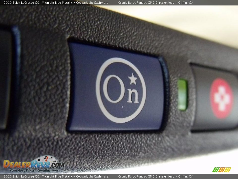 2010 Buick LaCrosse CX Midnight Blue Metallic / Cocoa/Light Cashmere Photo #20
