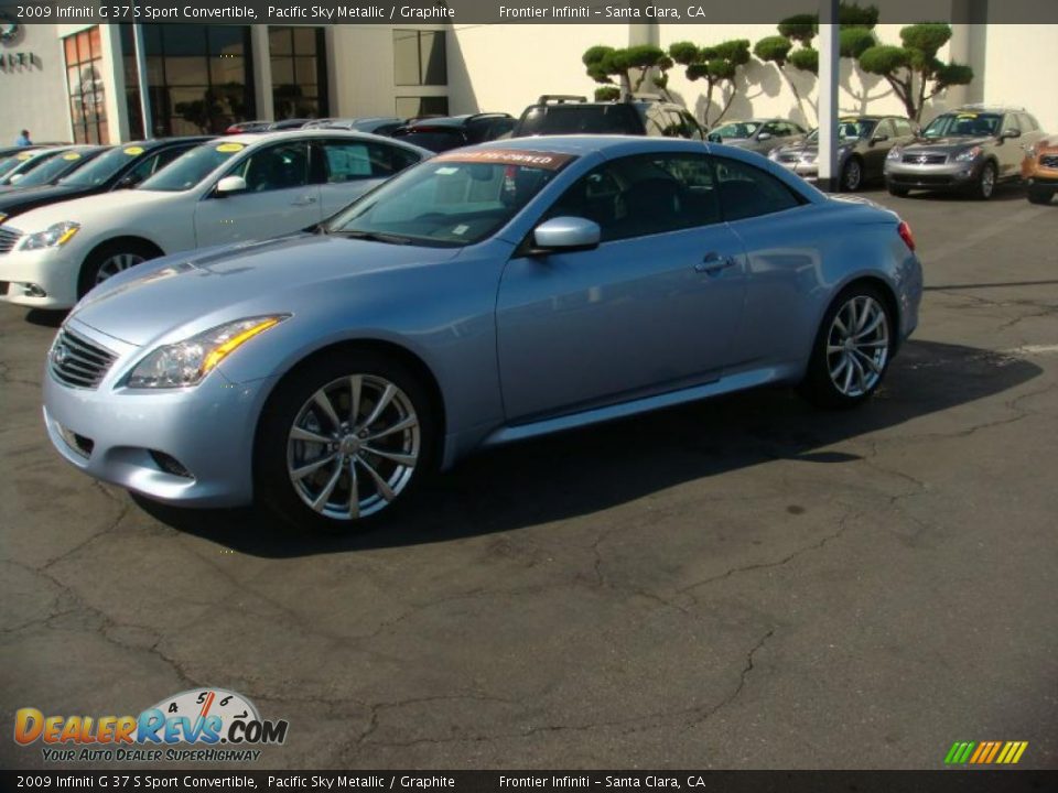 Pacific Sky Metallic 2009 Infiniti G 37 S Sport Convertible Photo #4