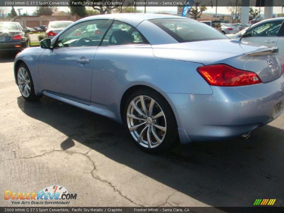 Pacific Sky Metallic 2009 Infiniti G 37 S Sport Convertible Photo #5