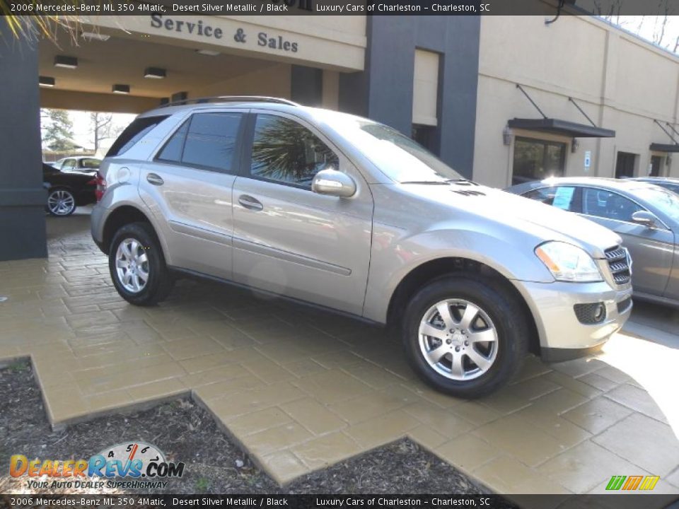 2006 Mercedes-Benz ML 350 4Matic Desert Silver Metallic / Black Photo #2