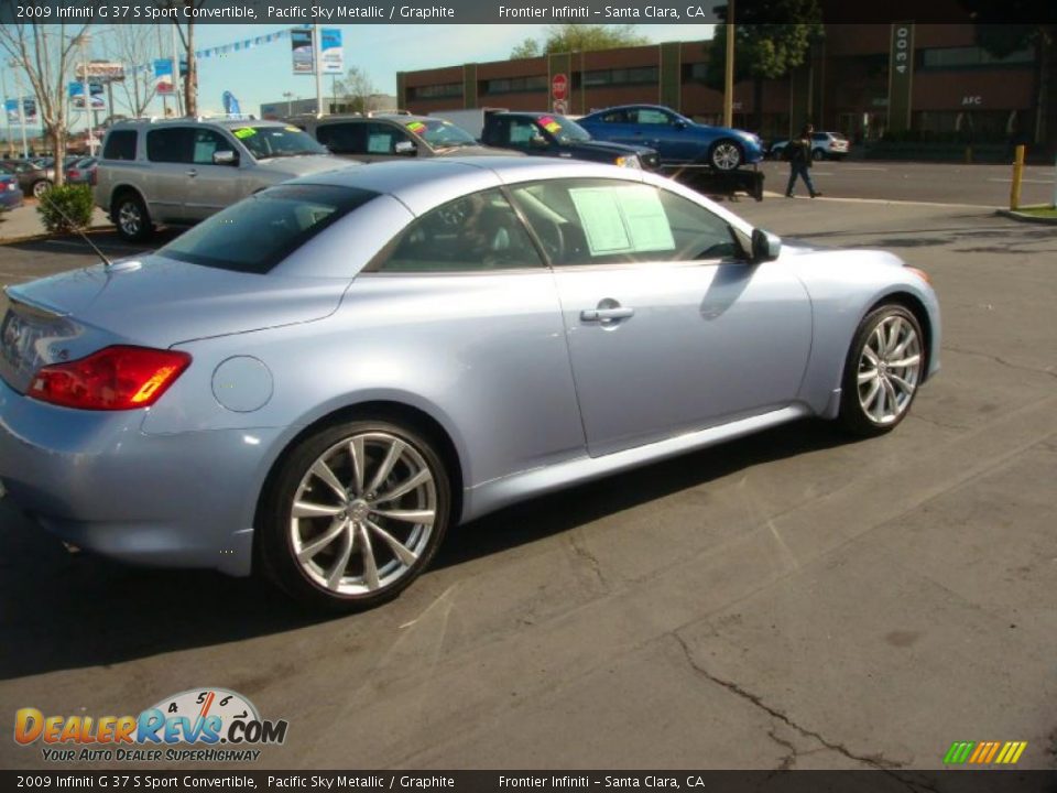 Pacific Sky Metallic 2009 Infiniti G 37 S Sport Convertible Photo #8