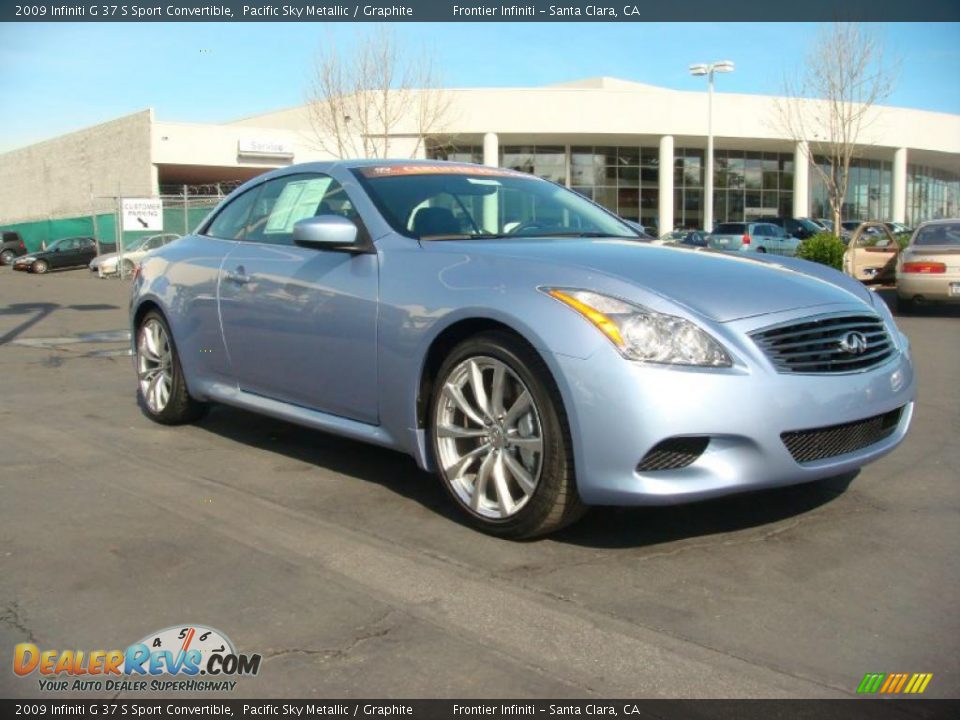 Pacific Sky Metallic 2009 Infiniti G 37 S Sport Convertible Photo #9