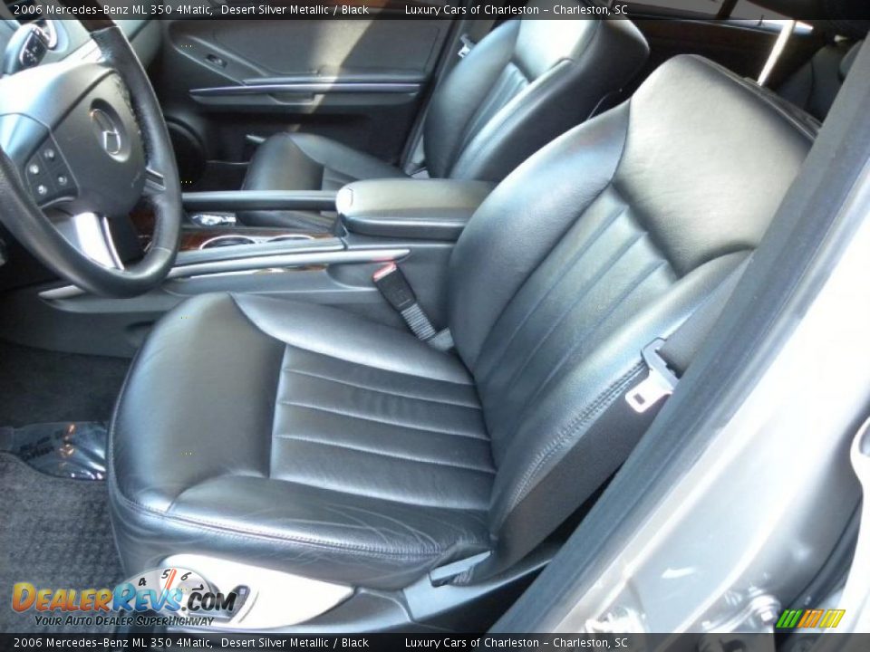 2006 Mercedes-Benz ML 350 4Matic Desert Silver Metallic / Black Photo #6