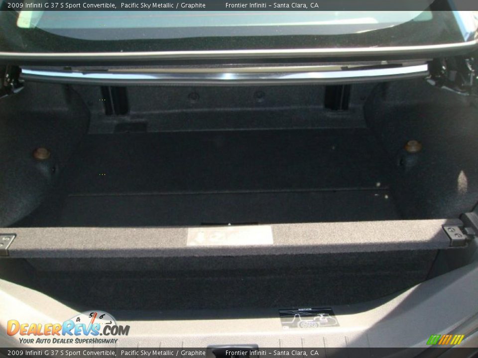 2009 Infiniti G 37 S Sport Convertible Pacific Sky Metallic / Graphite Photo #10