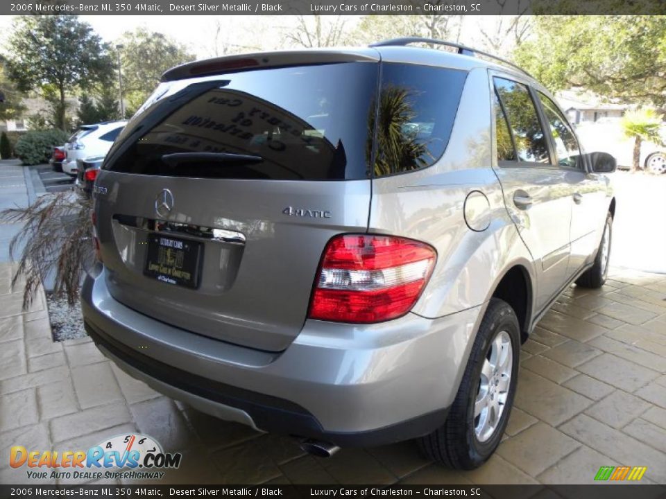 2006 Mercedes-Benz ML 350 4Matic Desert Silver Metallic / Black Photo #14