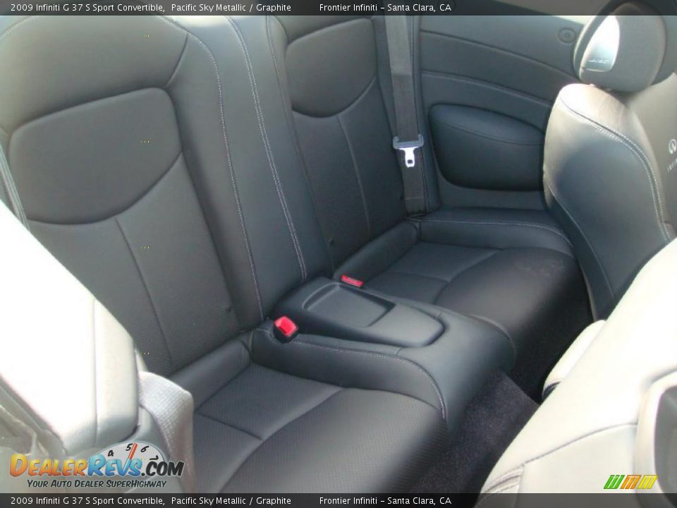 2009 Infiniti G 37 S Sport Convertible Pacific Sky Metallic / Graphite Photo #19