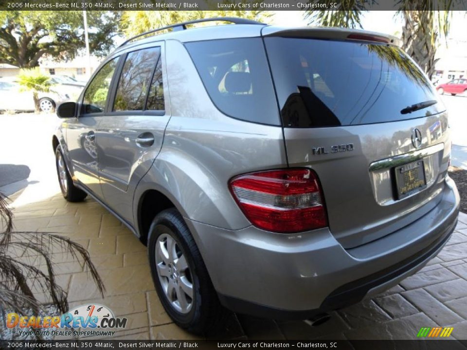 2006 Mercedes-Benz ML 350 4Matic Desert Silver Metallic / Black Photo #16