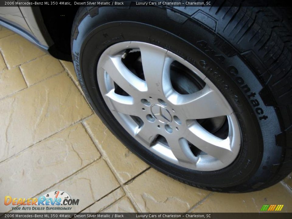 2006 Mercedes-Benz ML 350 4Matic Desert Silver Metallic / Black Photo #17