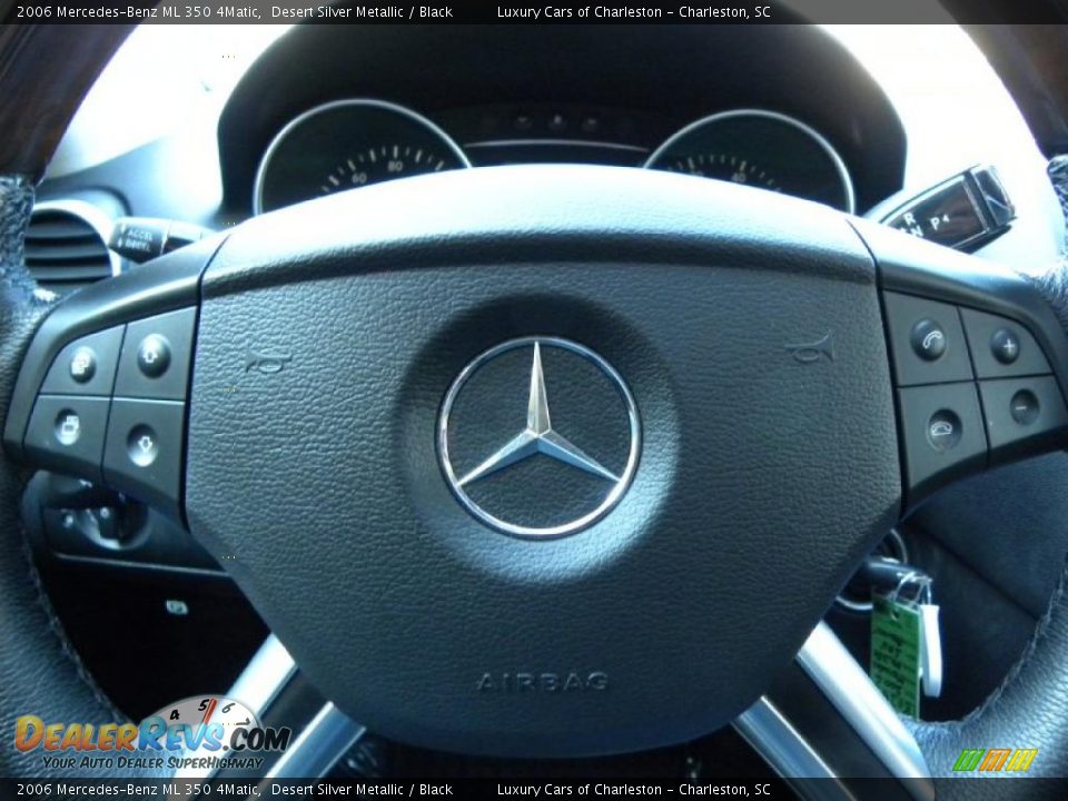 2006 Mercedes-Benz ML 350 4Matic Desert Silver Metallic / Black Photo #20