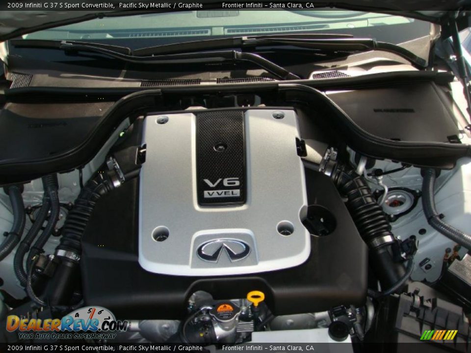 2009 Infiniti G 37 S Sport Convertible 3.7 Liter DOHC 24-Valve VVEL V6 Engine Photo #25