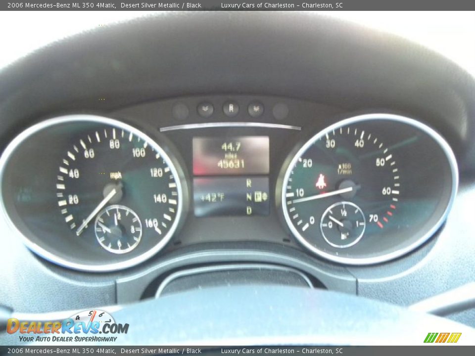 2006 Mercedes-Benz ML 350 4Matic Desert Silver Metallic / Black Photo #21