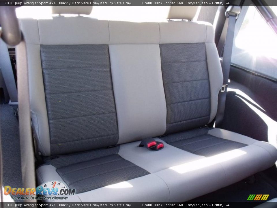 2010 Jeep Wrangler Sport 4x4 Black / Dark Slate Gray/Medium Slate Gray Photo #15