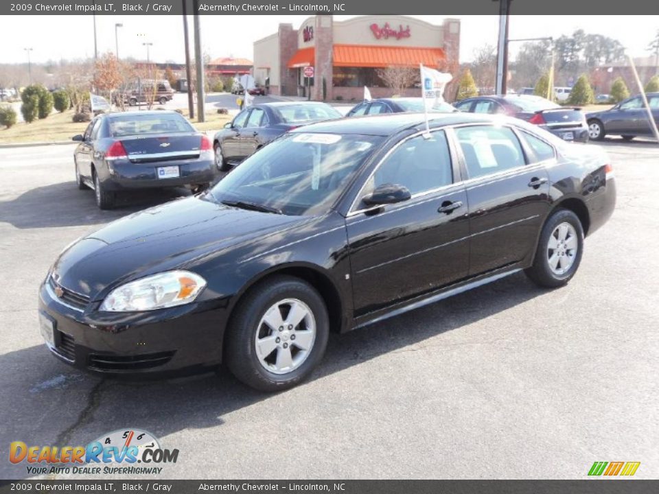 2009 Chevrolet Impala LT Black / Gray Photo #1