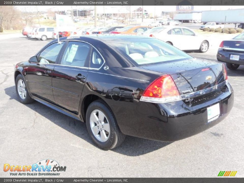 2009 Chevrolet Impala LT Black / Gray Photo #2