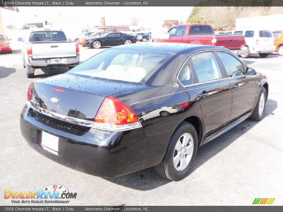 2009 Chevrolet Impala LT Black / Gray Photo #4