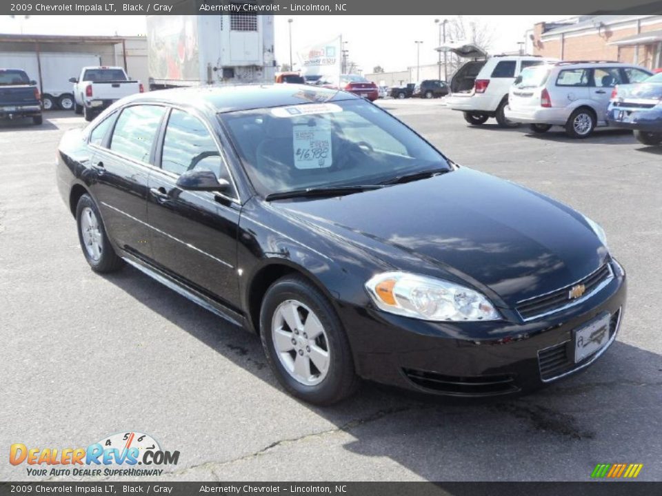 2009 Chevrolet Impala LT Black / Gray Photo #5