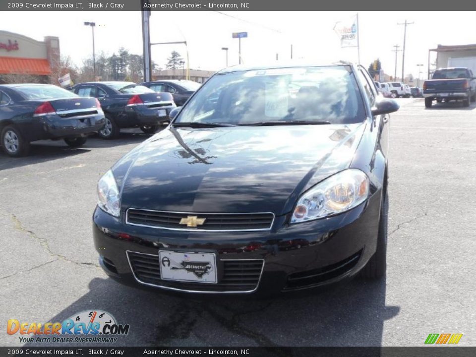 2009 Chevrolet Impala LT Black / Gray Photo #6