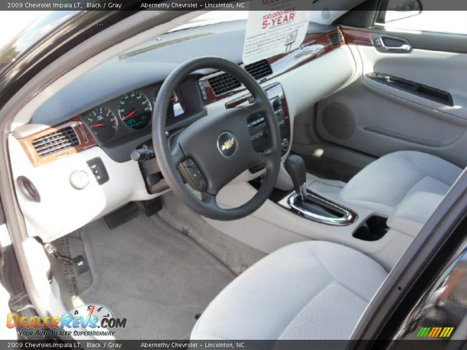 2009 Chevrolet Impala LT Black / Gray Photo #26