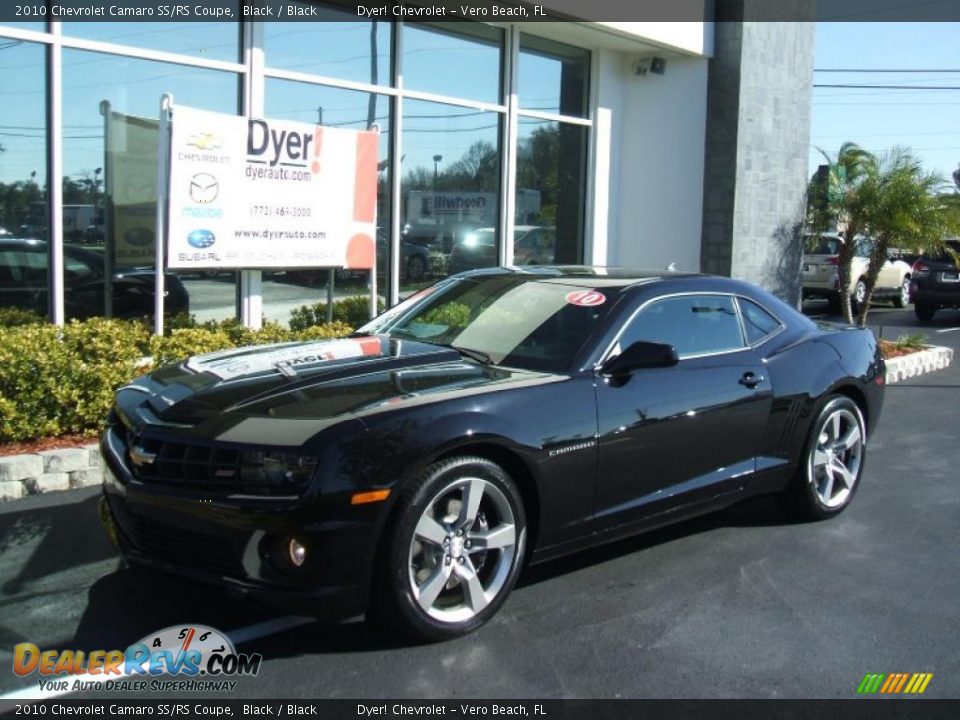 2010 Chevrolet Camaro SS/RS Coupe Black / Black Photo #1