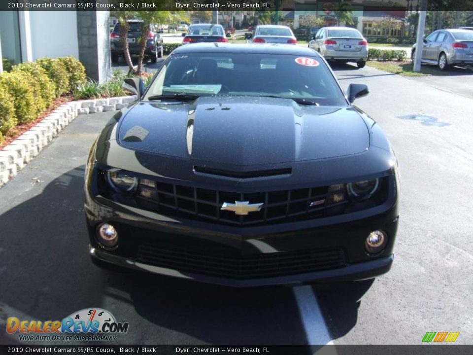 2010 Chevrolet Camaro SS/RS Coupe Black / Black Photo #2