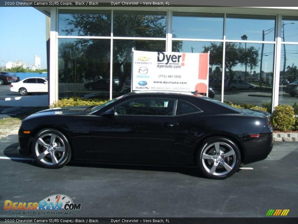 2010 Chevrolet Camaro SS/RS Coupe Black / Black Photo #3