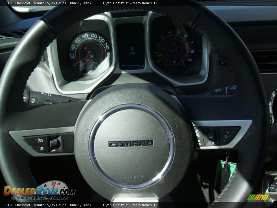 2010 Chevrolet Camaro SS/RS Coupe Black / Black Photo #12