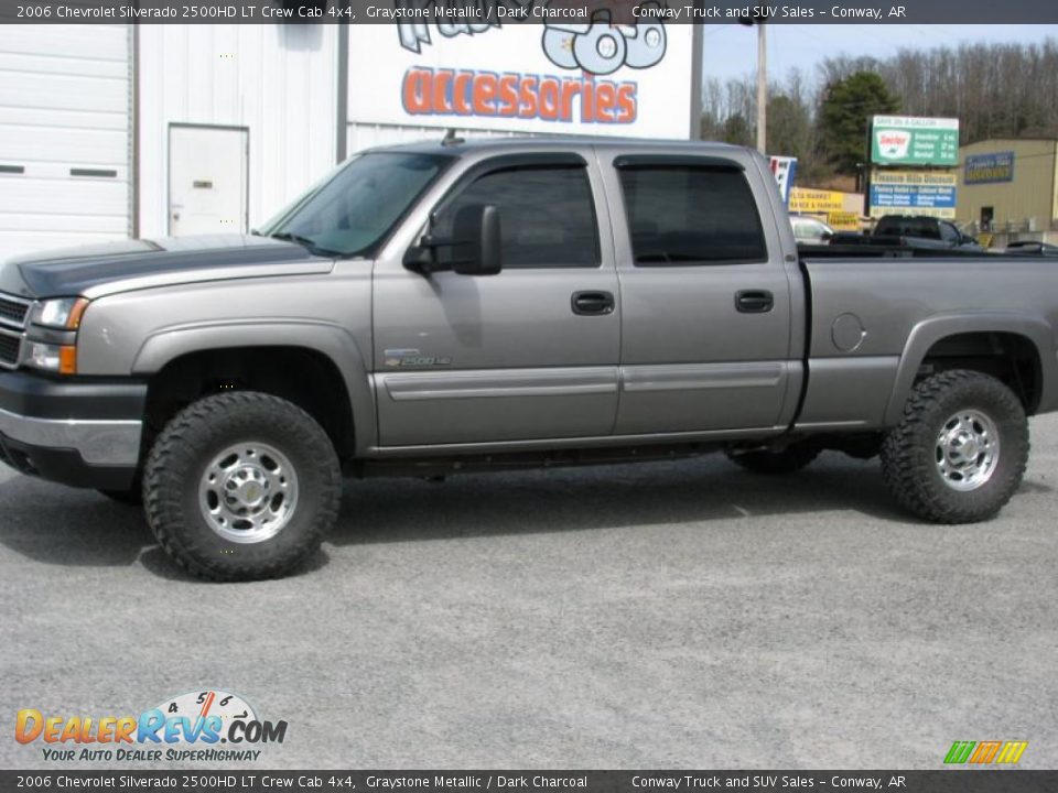 2006 Chevrolet Silverado 2500HD LT Crew Cab 4x4 Graystone Metallic / Dark Charcoal Photo #3