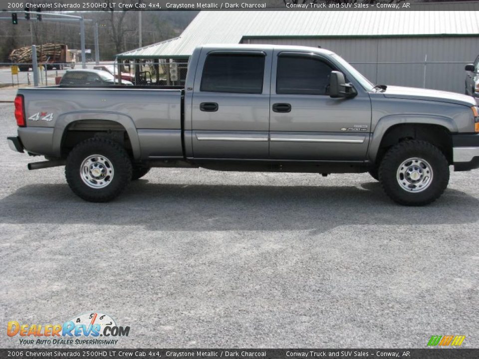 2006 Chevrolet Silverado 2500HD LT Crew Cab 4x4 Graystone Metallic / Dark Charcoal Photo #4