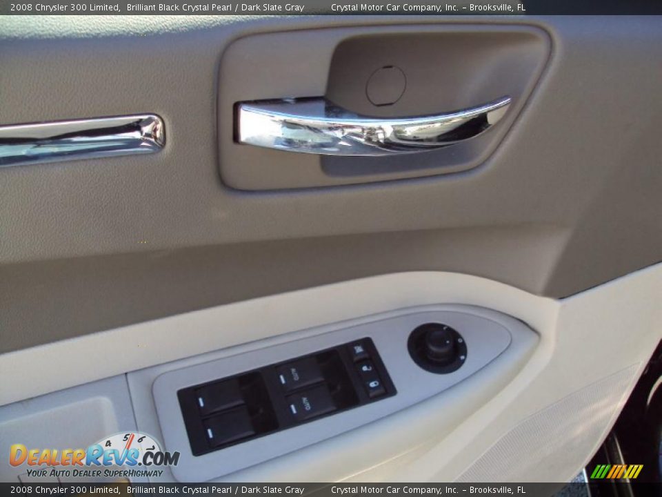 2008 Chrysler 300 Limited Brilliant Black Crystal Pearl / Dark Slate Gray Photo #17