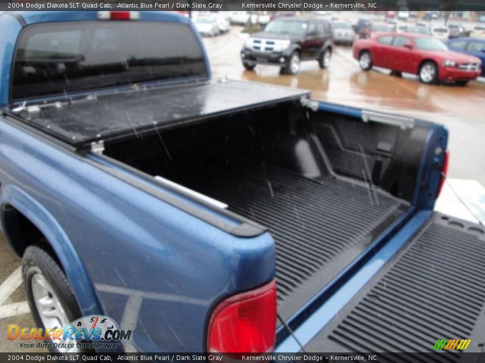 2004 Dodge Dakota SLT Quad Cab Atlantic Blue Pearl / Dark Slate Gray Photo #9