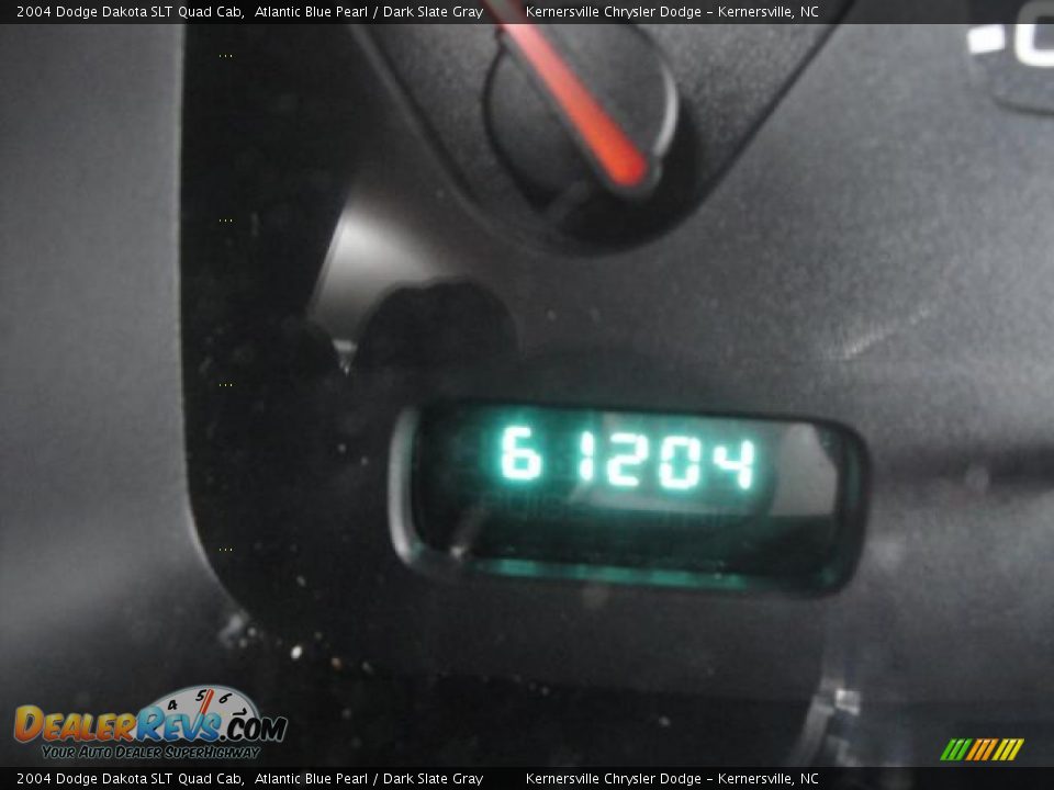 2004 Dodge Dakota SLT Quad Cab Atlantic Blue Pearl / Dark Slate Gray Photo #19