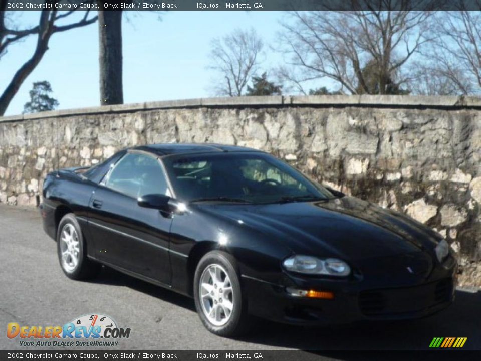 2002 Chevrolet Camaro Coupe Onyx Black / Ebony Black Photo #1
