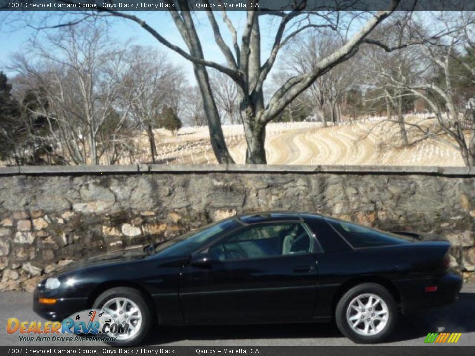 2002 Chevrolet Camaro Coupe Onyx Black / Ebony Black Photo #5