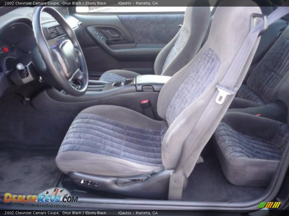 2002 Chevrolet Camaro Coupe Onyx Black / Ebony Black Photo #8