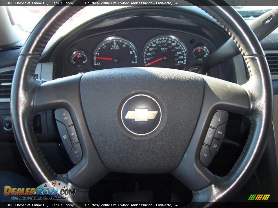 2008 Chevrolet Tahoe LT Black / Ebony Photo #15