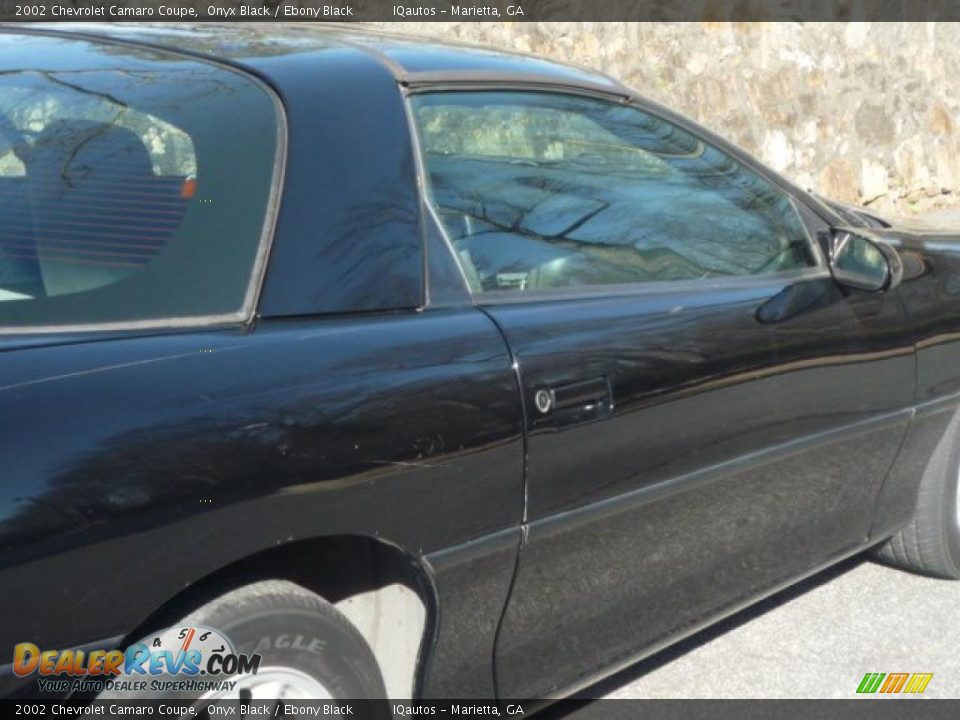 2002 Chevrolet Camaro Coupe Onyx Black / Ebony Black Photo #11