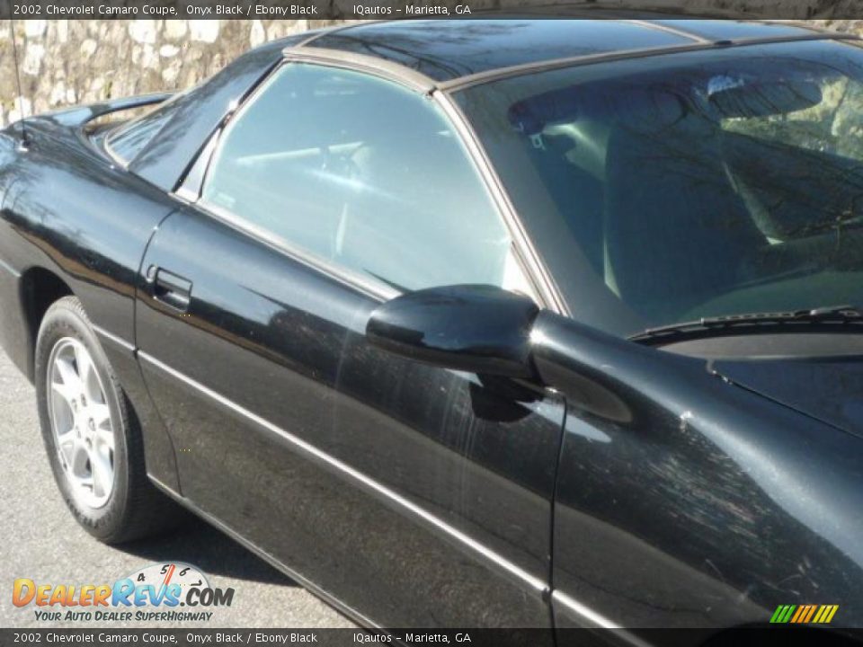 2002 Chevrolet Camaro Coupe Onyx Black / Ebony Black Photo #15