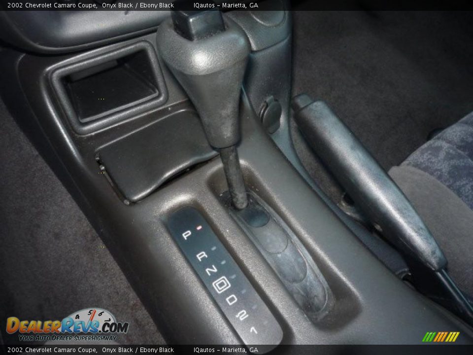 2002 Chevrolet Camaro Coupe Onyx Black / Ebony Black Photo #17