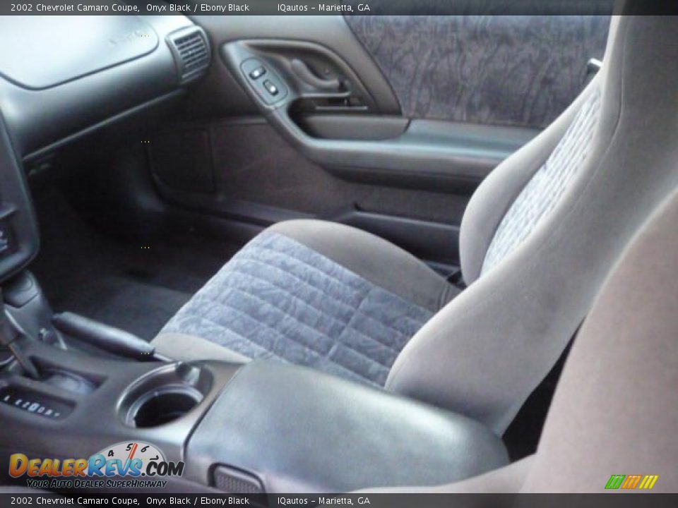 2002 Chevrolet Camaro Coupe Onyx Black / Ebony Black Photo #19