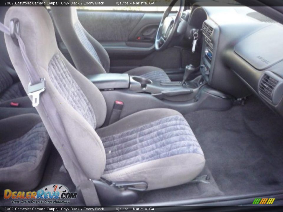 2002 Chevrolet Camaro Coupe Onyx Black / Ebony Black Photo #20