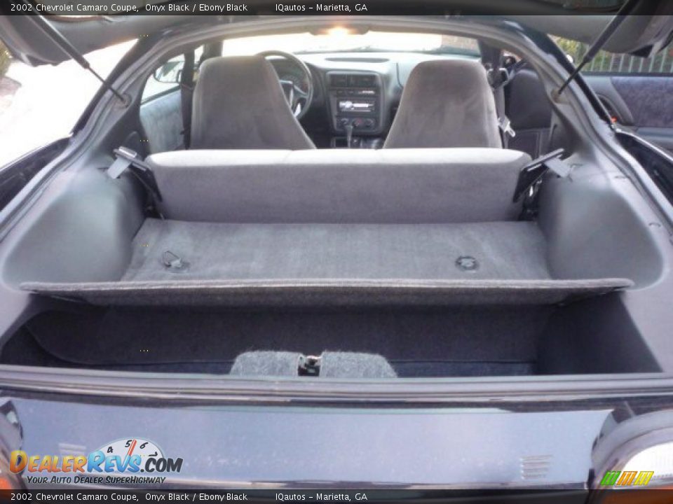 2002 Chevrolet Camaro Coupe Onyx Black / Ebony Black Photo #21