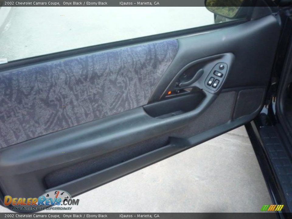 2002 Chevrolet Camaro Coupe Onyx Black / Ebony Black Photo #23