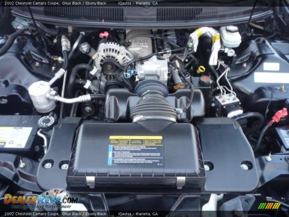 2002 Chevrolet Camaro Coupe Onyx Black / Ebony Black Photo #24