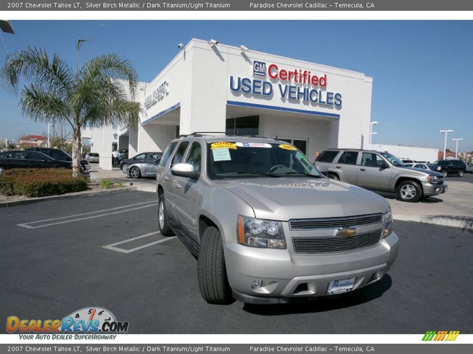 2007 Chevrolet Tahoe LT Silver Birch Metallic / Dark Titanium/Light Titanium Photo #2